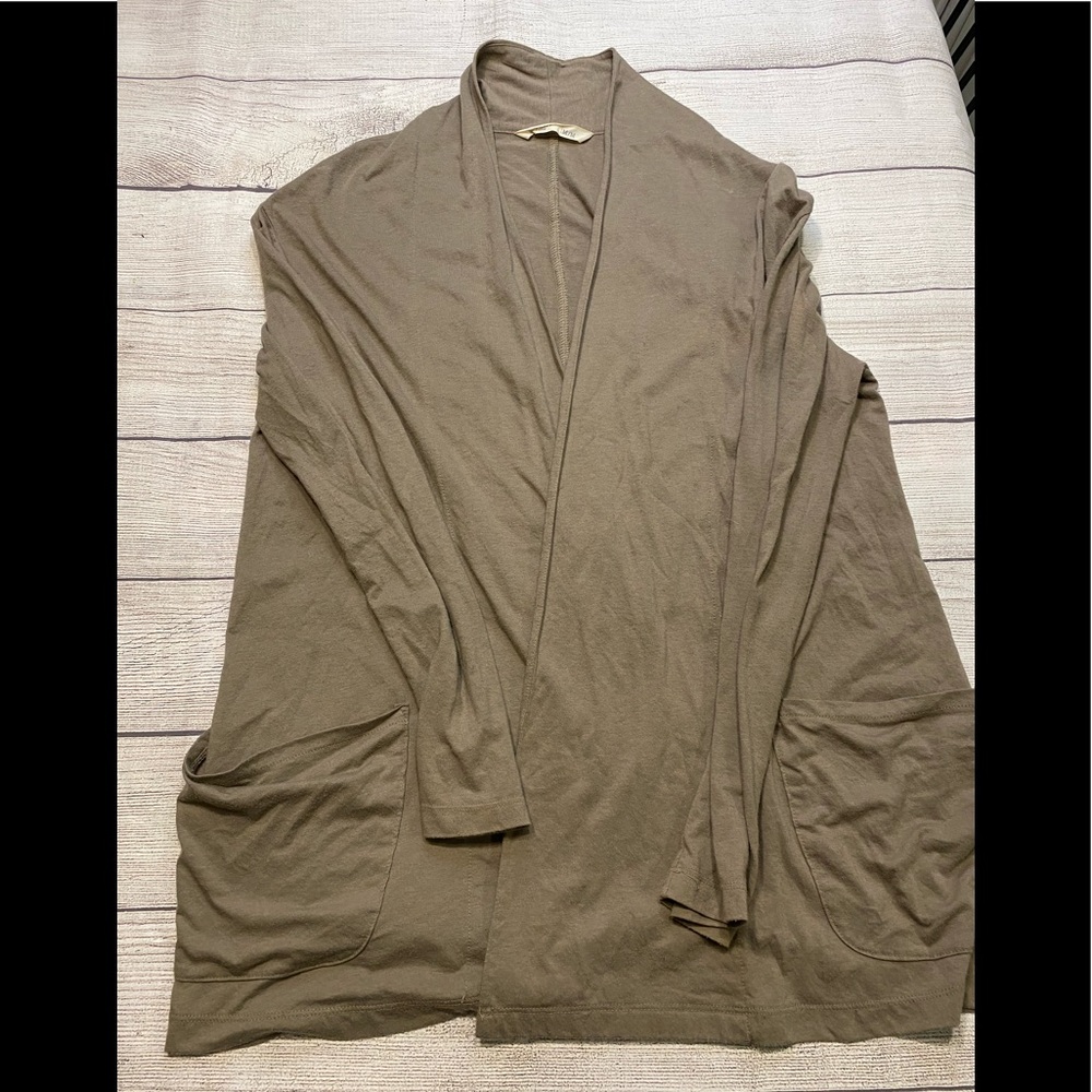 Old Navy Women's Brown Long Sleeve Open Front Long Sleeve Cardigan Size M.